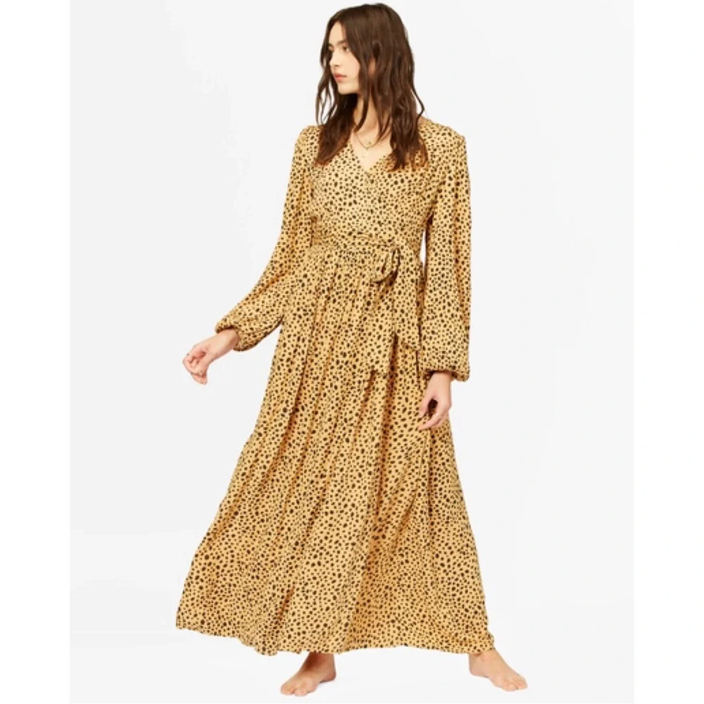 SOLD Billabong Nine Lives Wrap Maxi Dress - Picture 5 of 8
